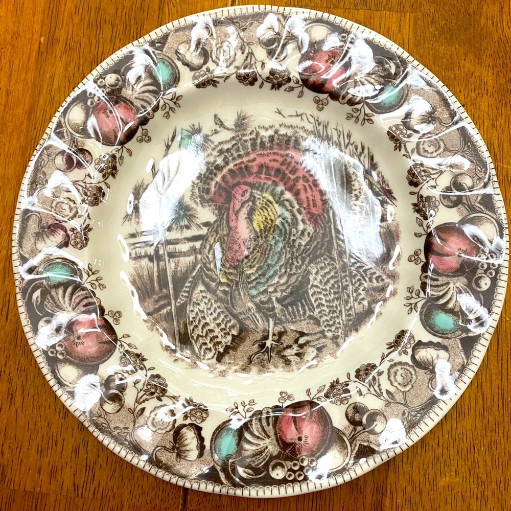 Salad plate by Johnson Brothers. His Majesty
